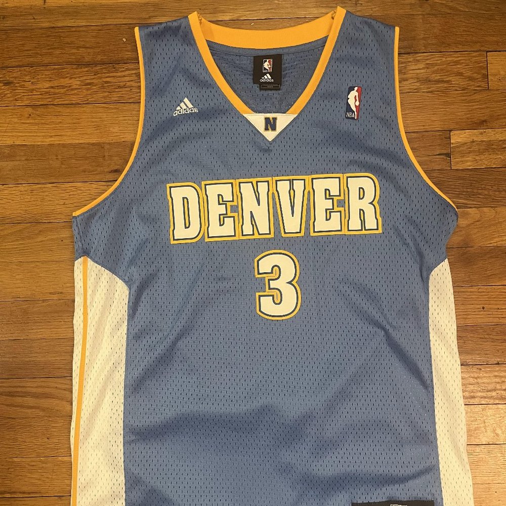'07 ADIDAS ALLEN IVERSON DENVER NUGGETS JERSEY